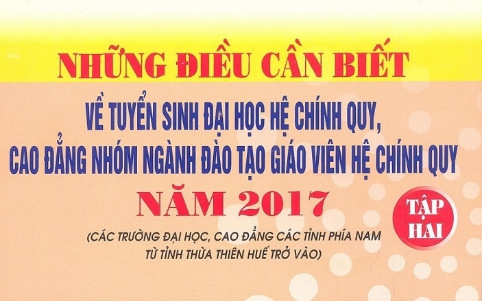 Sach cam nang ve tuyen sinh dai hoc in sai ma nganh hinh anh