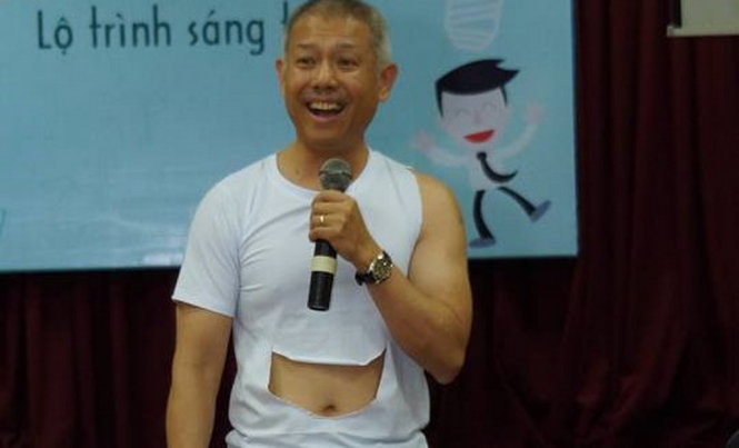 GS Truong Nguyen Thanh mac quan dui day ve sang tao hinh anh