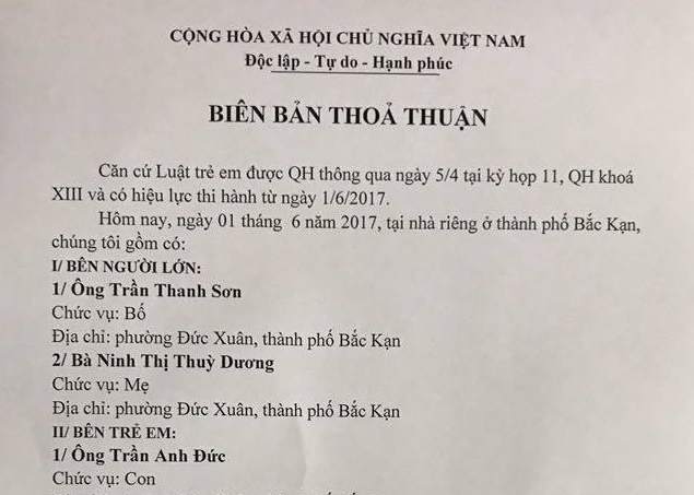 Ong bo len tieng ve bien ban thoa thuan dang anh con len Facebook hinh anh