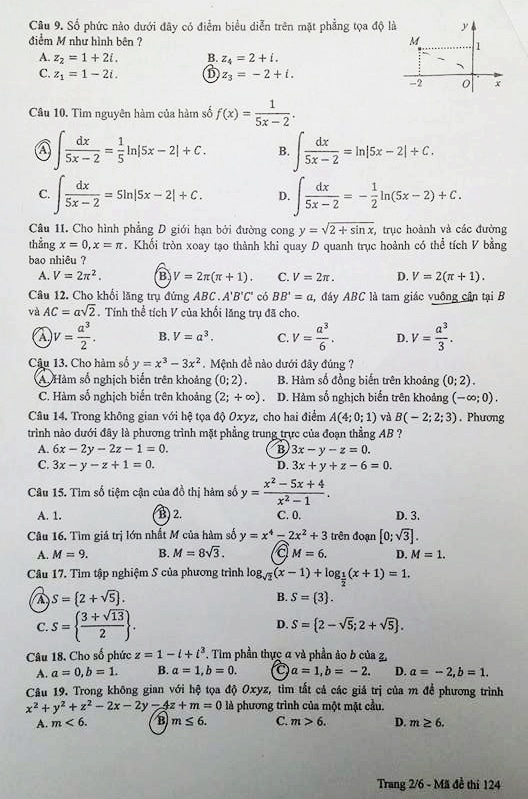 Đáp Án Đề Thi Thpt Quốc Gia 2017 ảnh 2 Dap An De Thi Thpt Quoc Gia 2017 anh 2