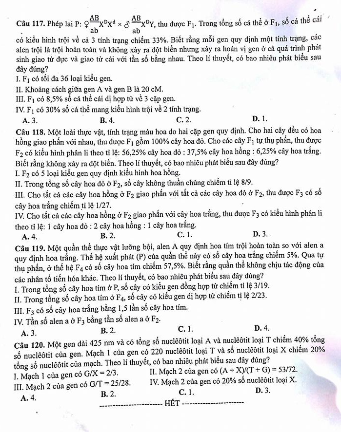 to hop khoa hoc tu nhien thpt quoc gia anh 12