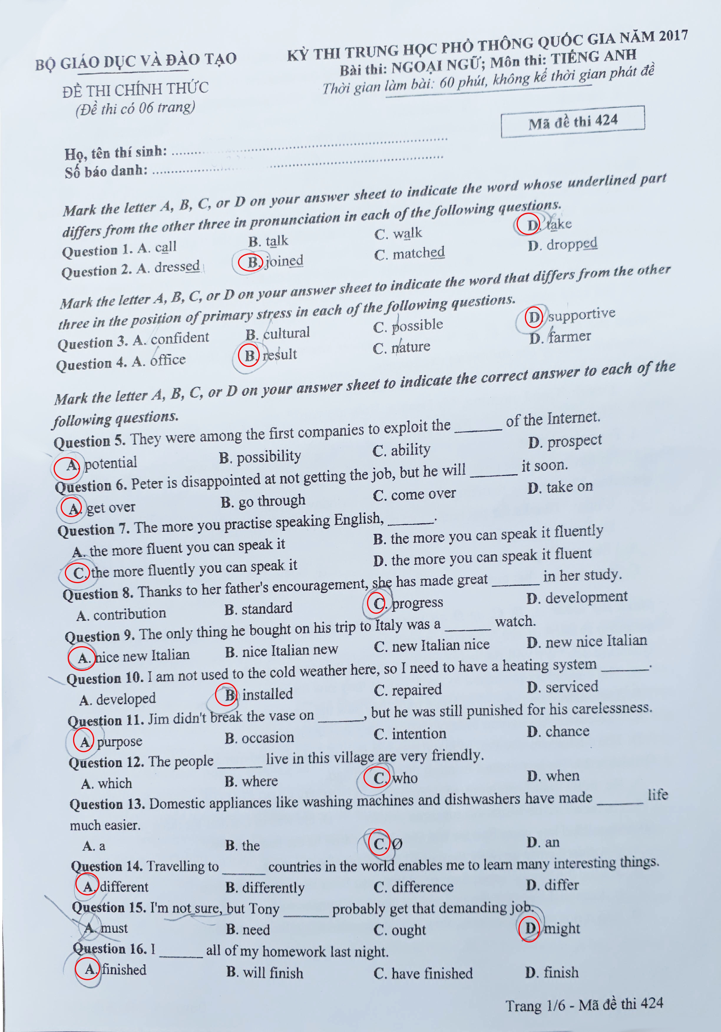 de thi tieng anh thpt quoc gia anh 2