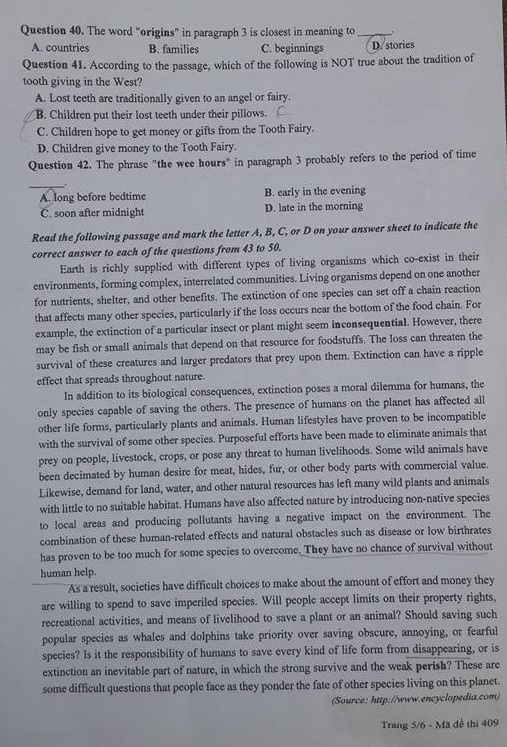 Dap an Tieng Anh 2017 anh 11