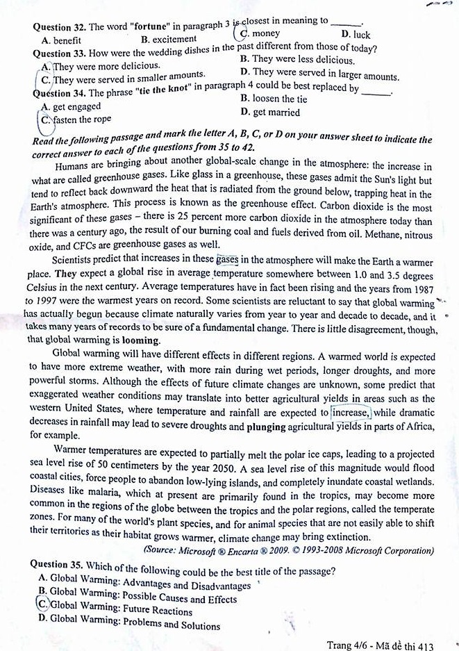 Dap an Tieng Anh 2017 anh 4