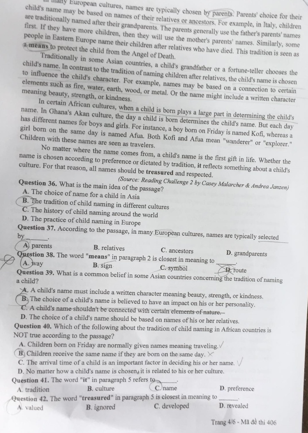 Dap an Tieng Anh 2017 anh 16