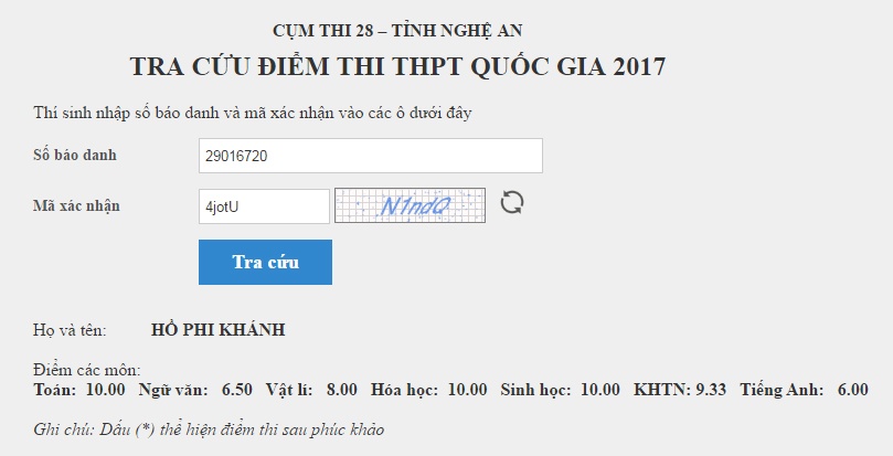 Tra cuu diem thi THPT quoc gia 2017 anh 1