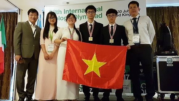 huy chương vàng olympic sinh học quốc tế ảnh 1 huy chuong vang olympic sinh hoc quoc te anh 1