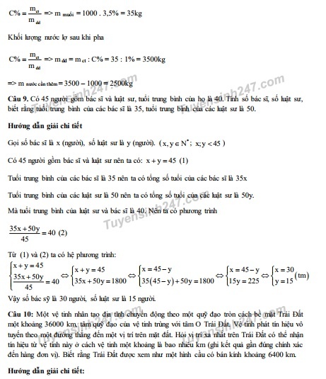 de thi minh hoa vao lop 10 anh 8