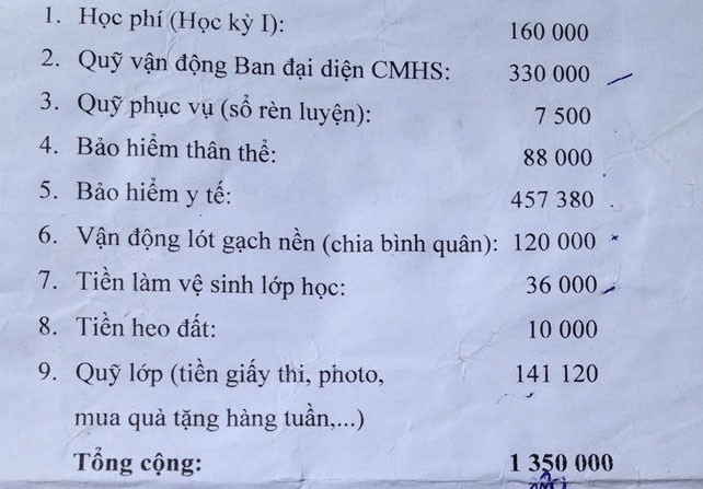 Thanh tra Bo GD&DT phat hien nhieu truong lam thu dau nam hoc hinh anh