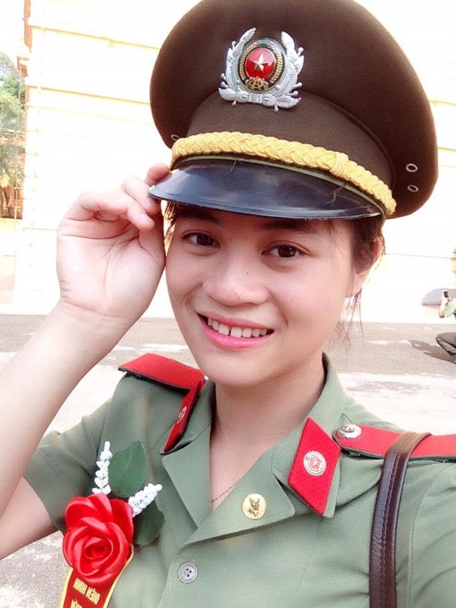 nữ sinh công an nhân dân  ảnh 1 nu sinh cong an nhan dan anh 1