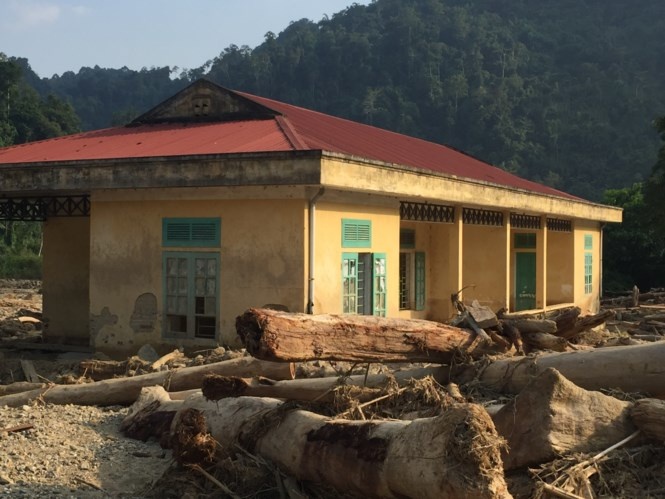 lớp học sau lũ quét ảnh 2 lop hoc sau lu quet anh 2