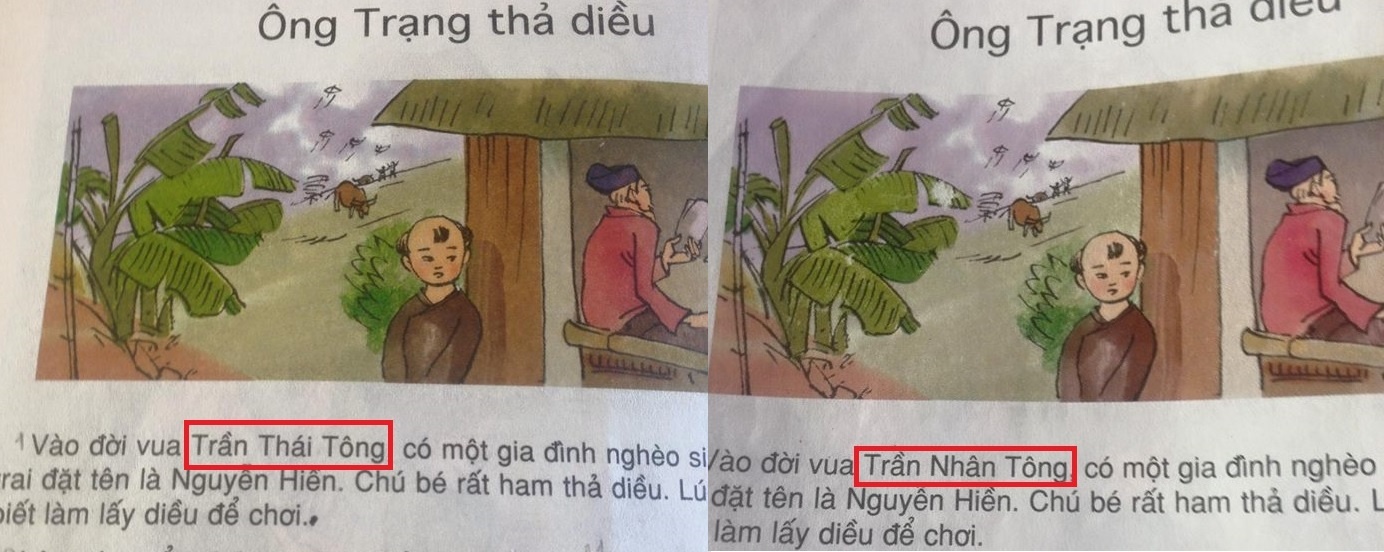 sách giáo khoa tiếng việt sai sót ảnh 1 sach giao khoa tieng viet sai sot anh 1