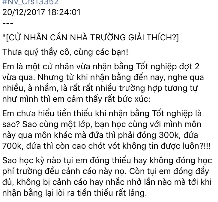 học phí phát sinh khi nhận bằng ảnh 3 hoc phi phat sinh khi nhan bang anh 3