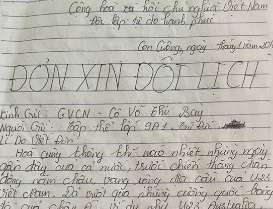 Tap the lop viet don xin doi lich hoc de co vu U23 Viet Nam hinh anh