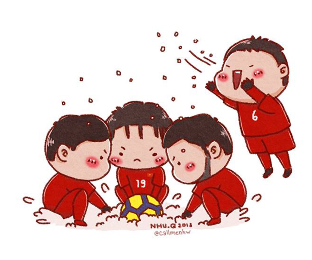 tranh ve u23 viet nam anh 9