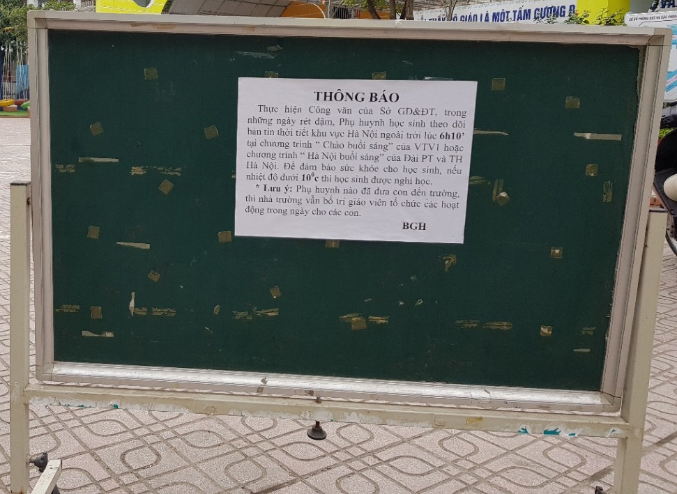 học sinh hà nội nghỉ học  ảnh 1 hoc sinh ha noi nghi hoc anh 1