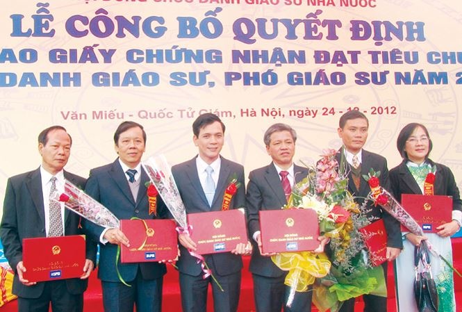 Nhieu hoi dong khong phat hien giao su, pho giao su thieu tieu chuan hinh anh