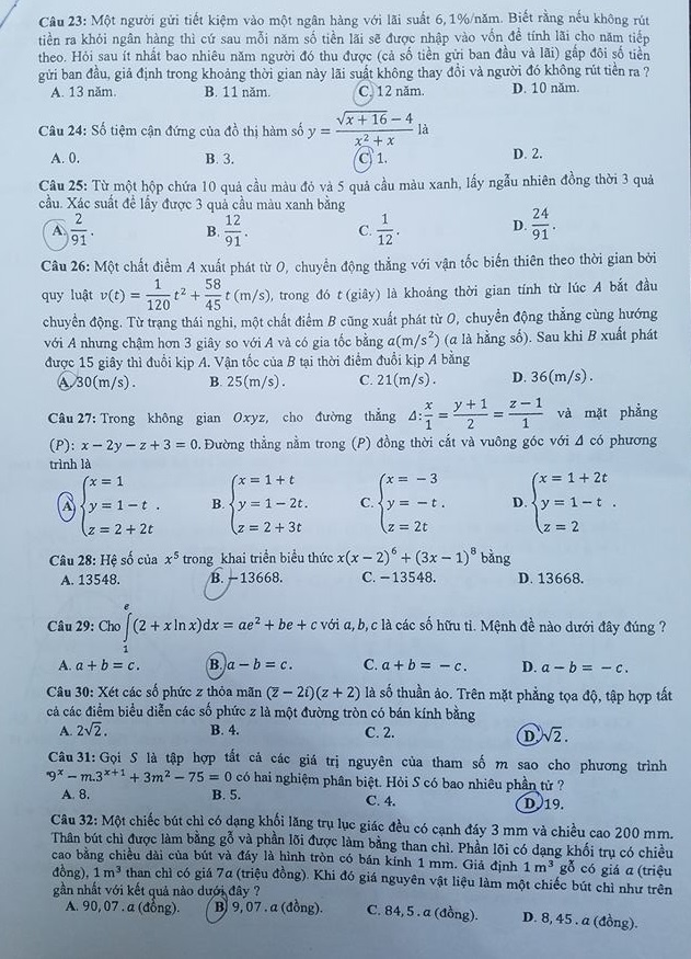 Dap an de thi THPT Quoc gia 2018 anh 3