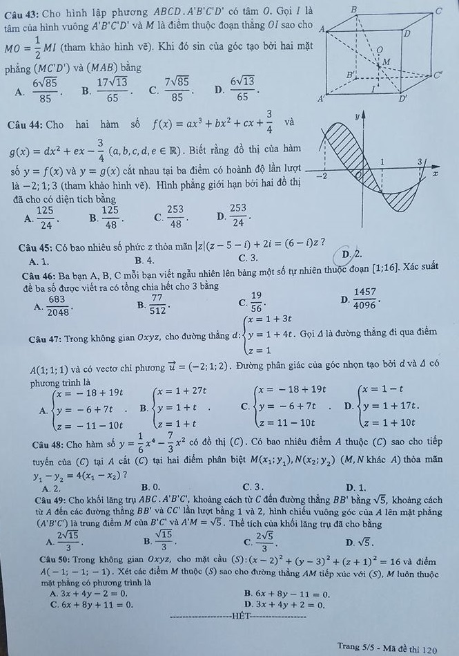 Dap an de thi THPT Quoc gia 2018 anh 5