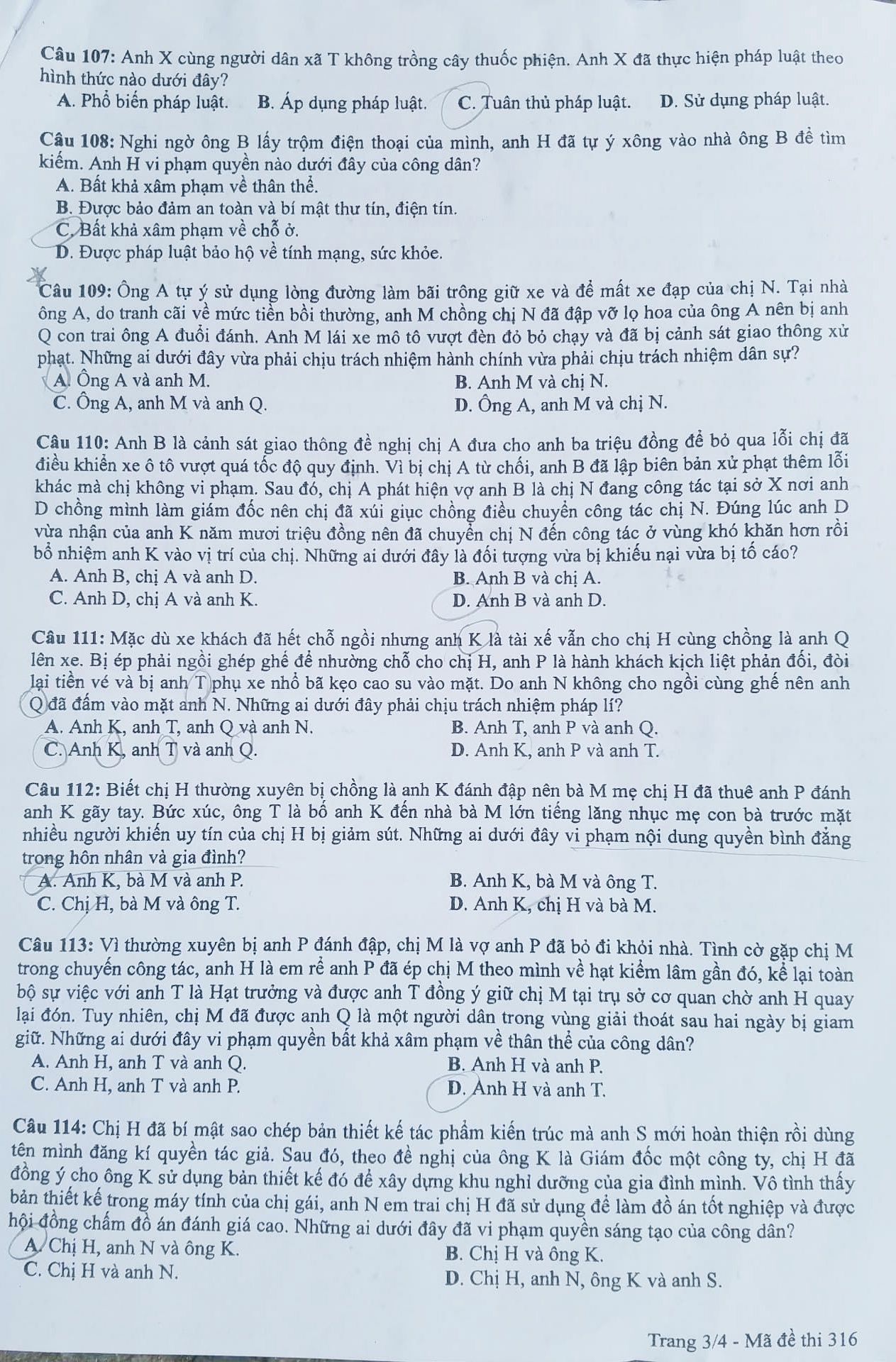 đề thi giáo dục công dân ảnh 3 de thi giao duc cong dan anh 3