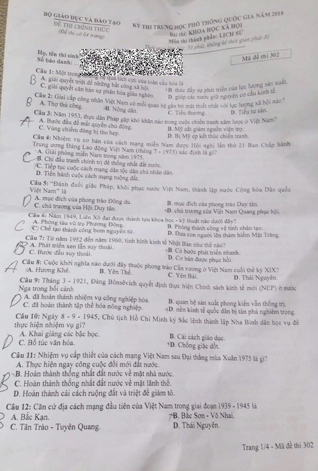 dap an lich su thpt quoc gia 2018 anh 1
