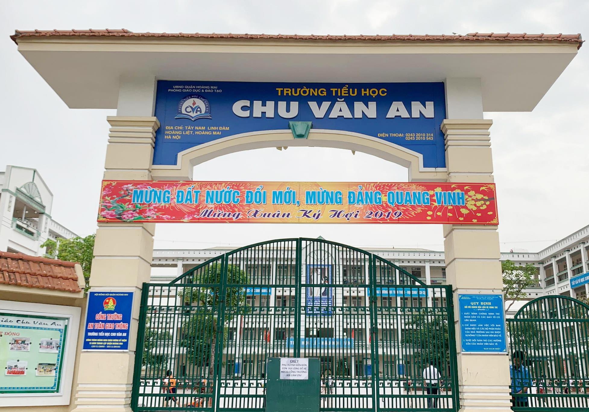 Lo thuc pham ban, phu huynh truong Chu Van An khong cho con an ban tru hinh anh