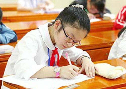 'Hoc sinh thi lop 6 o Ha Noi kho nhu vao Harvard' hinh anh