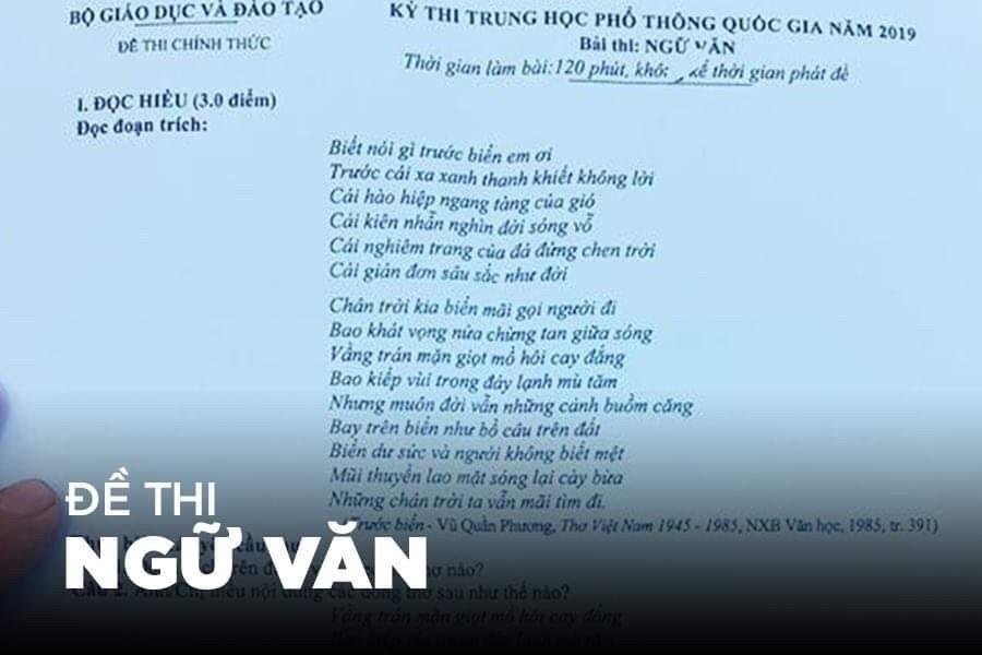 Thi sinh gap kho voi phan doc hieu van ban trong de thi Ngu van hinh anh