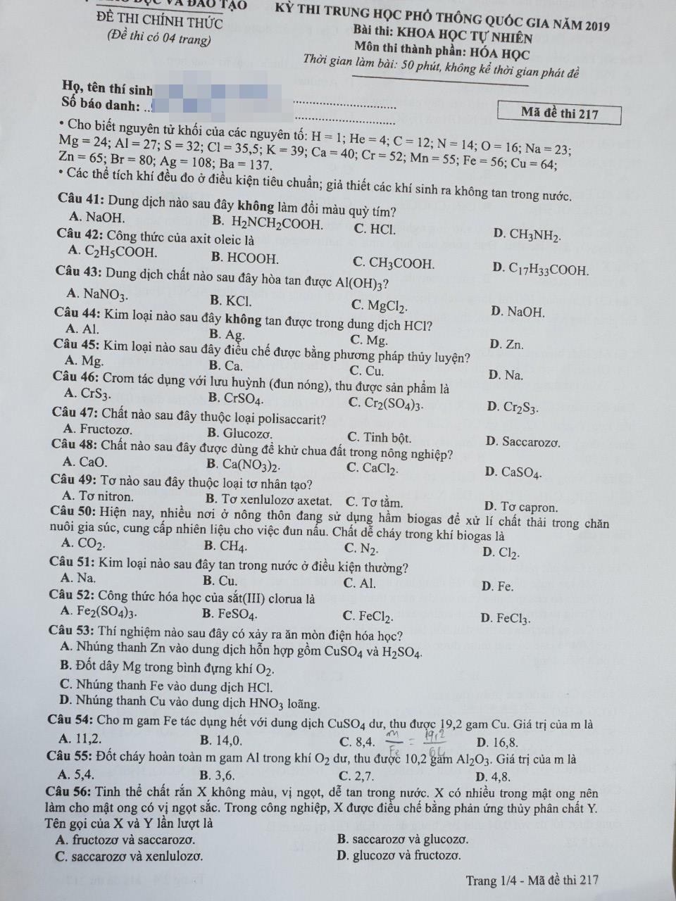 Đề thi 2019 ảnh 1 De thi 2019 anh 1