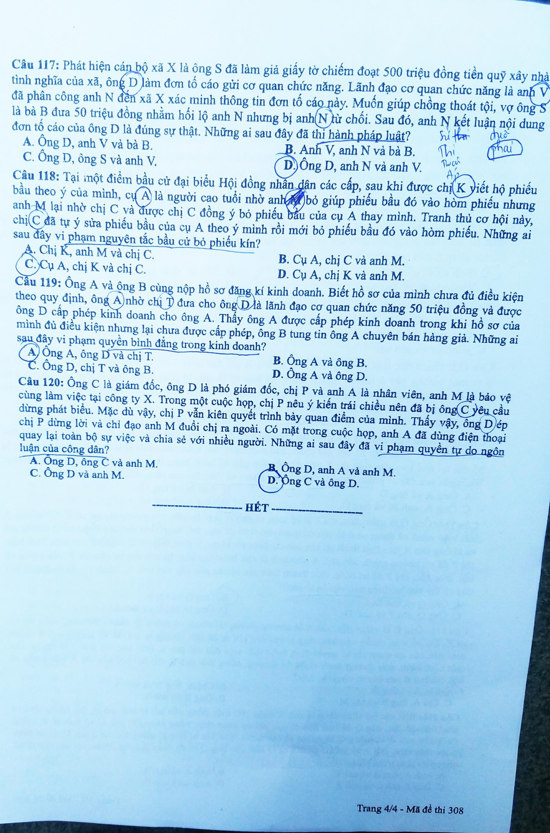 dap an giao duc cong dan thi THPT quoc gia 2019 anh 5