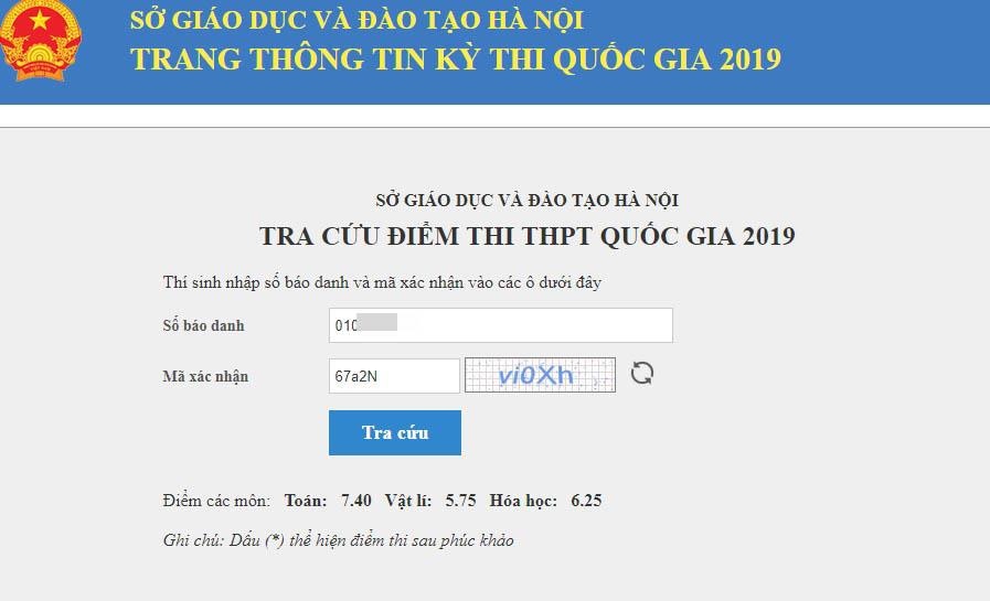 điểm thi thpt quốc gia hà nội  ảnh 1 diem thi thpt quoc gia ha noi anh 1