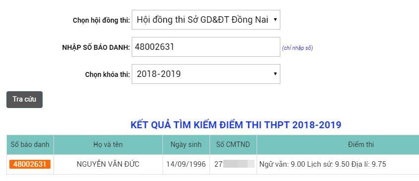 điểm thi thpt quốc gia 2019 ảnh 1 diem thi thpt quoc gia 2019 anh 1