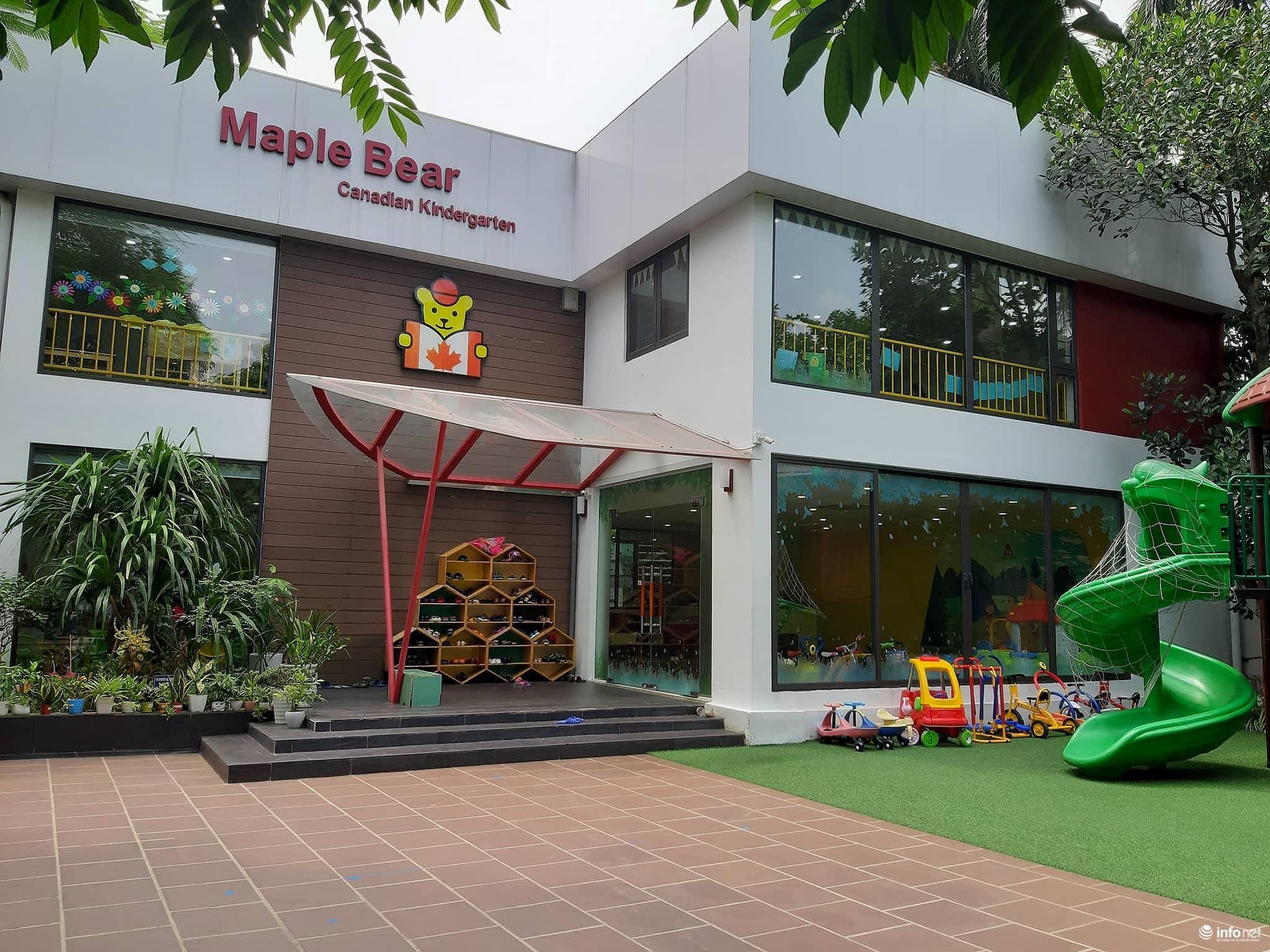 Truong nhot hoc sinh trong tu thong bao dong cua, tra hoc phi hinh anh