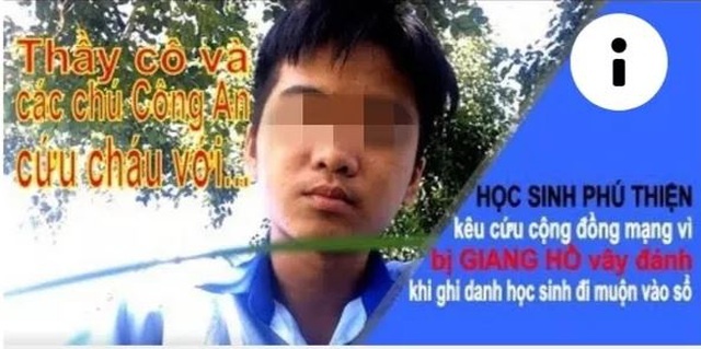 nam sinh cờ đỏ lên mạng cầu cứu ảnh 1 nam sinh co do len mang cau cuu anh 1