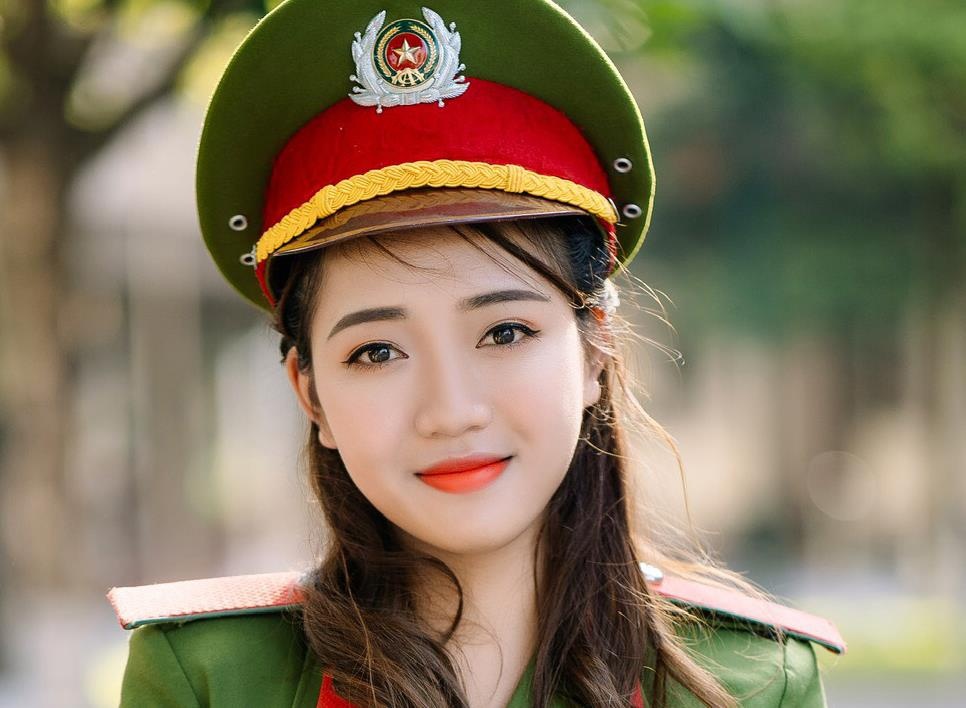 Anh ky yeu luu dau thanh xuan cua nu sinh Hoc vien Canh sat Nhan dan hinh anh