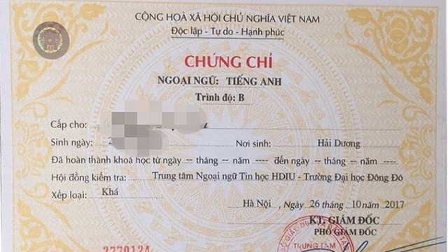 bãi bỏ chứng chỉ ngoại ngữ ảnh 1 bai bo chung chi ngoai ngu anh 1