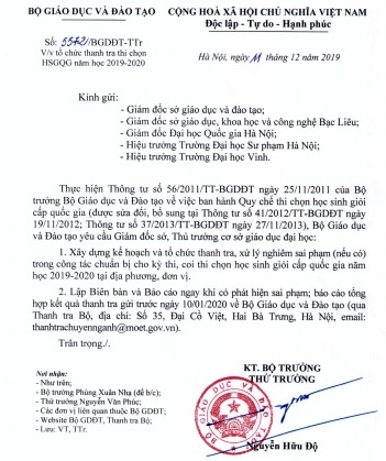 thi chọn học sinh giỏi quốc gia ảnh 1 thi chon hoc sinh gioi quoc gia anh 1