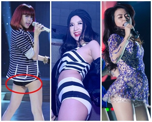 Nhung my nhan Viet gay nhuc mat voi quan ngan cun hinh anh