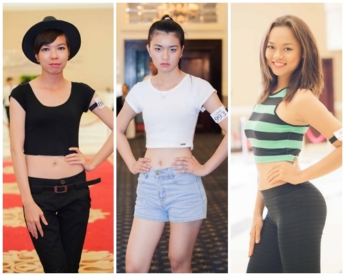 Thi sinh Next Top Model 'ru nhau' khoe eo goi cam hinh anh
