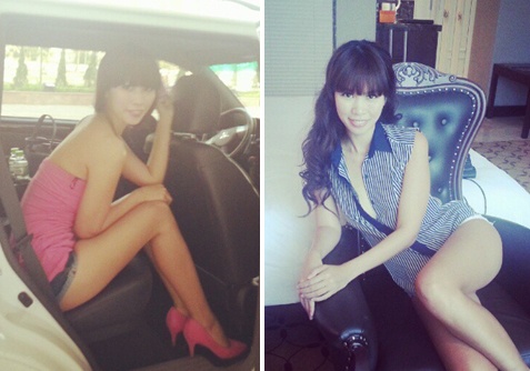 Ha Anh va gu street styles ngan bao goi cam hinh anh