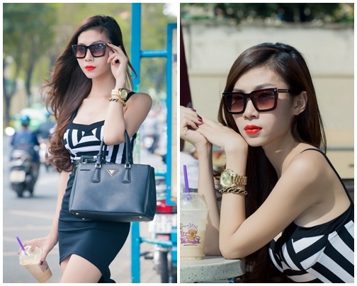 Ban sao Thuy Tien dao pho voi tui hieu nghin do hinh anh