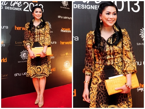 Me chong Ha Tang tiep tuc mat diem vi vay ao mau me hinh anh