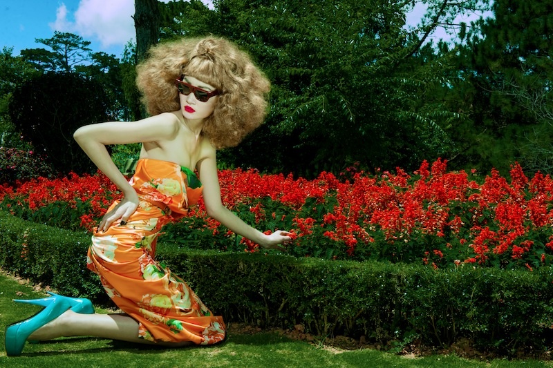 Thuy Trang lam 'nang tho' sac hoa cua Do Manh Cuong hinh anh