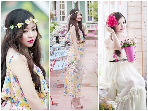 Vay maxi sac mau lang man cho ban gai mua thu hinh anh