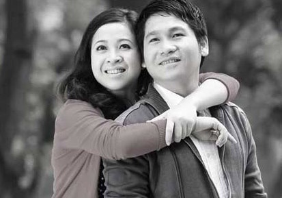 Vo ca si Trong Tan lan dau noi ve chong hinh anh