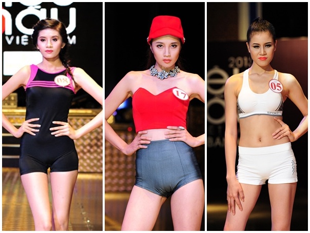 Thi sinh Sieu mau vo tinh dien quan bo sat phan cam hinh anh