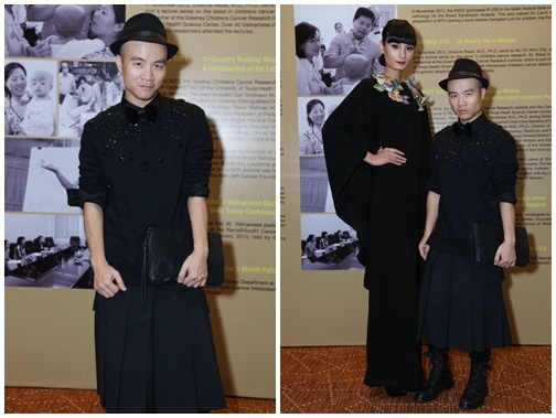 Do Manh Cuong mac vay du tiec mung sinh nhat Le Thuy hinh anh