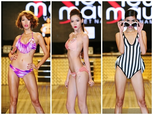 Ban gai hot boy Huynh Anh lot chung ket Sieu mau hinh anh