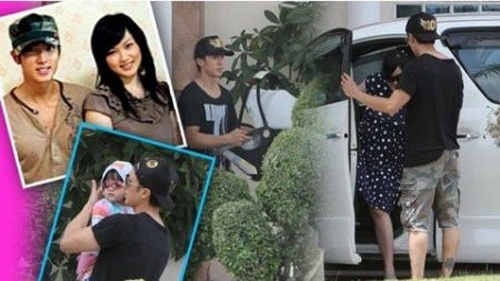 Lo hinh anh moi nhat cua vo con Ngo Ton hinh anh