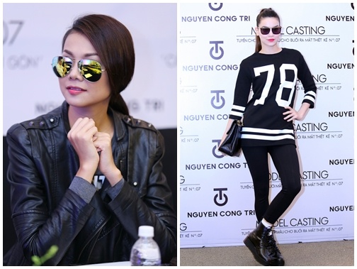 Ha Ho, Thanh Hang xinh dep di casting nguoi mau hinh anh